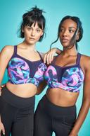 Panache Sport Underwired Sports Bra - Cyber Swirl - 14F Cyber Swirl