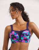 Panache Sport Underwired Sports Bra - Cyber Swirl - 14F Cyber Swirl
