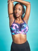 Panache Sport Underwired Sports Bra - Cyber Swirl - 16D Cyber Swirl