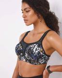 Panache Sport Underwired Sports Bra - Ink Splat - 12B Ink Splat