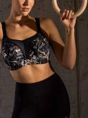 Panache Sport Underwired Sports Bra - Ink Splat - 6H Ink Splat