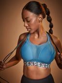 Panache Sport Wire-free Sports Bra - Abstract Animal - 12C