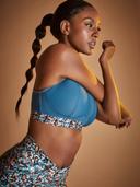 Panache Sport Wire-free Sports Bra - Abstract Animal - 12C