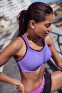 Panache Sports Bra Purple Pink Non-Wired | 7341 | Poinsettia - 36DD Purple/Pink