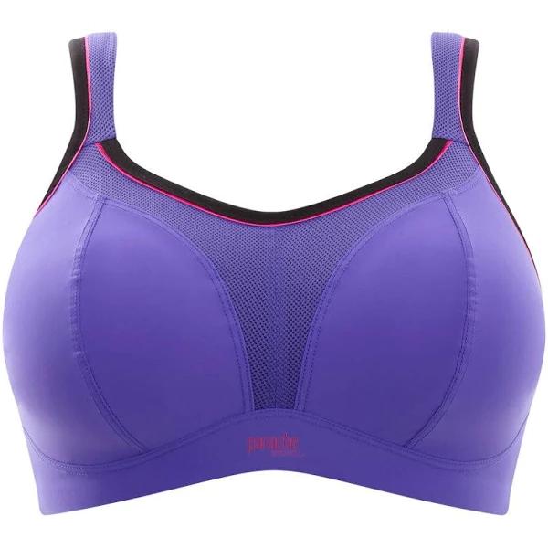 Panache Sports Bra Purple Pink Non-Wired | 7341 | Poinsettia - 36DD Purple/Pink