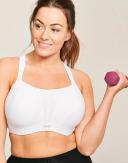 Panache Underwire Sports Bra (5021),30FF,White