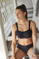 Panache Underwire Sports Bra, Black