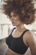 Panache Underwire Sports Bra, Black
