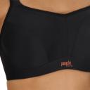 Panache Underwire Sports Bra, Black