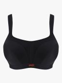 Panache Underwire Sports Bra, Black