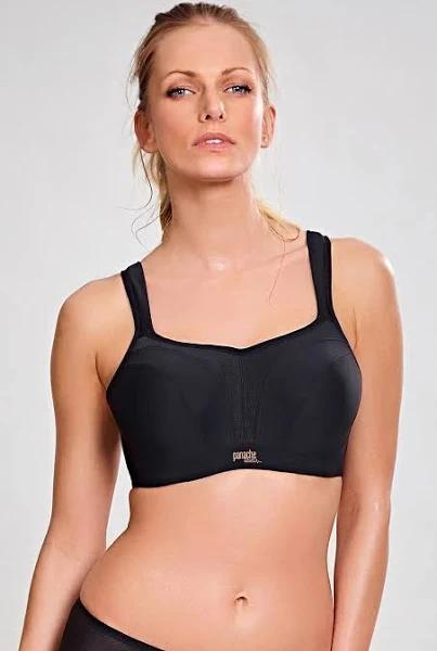 Panache Underwire Sports Bra, Black