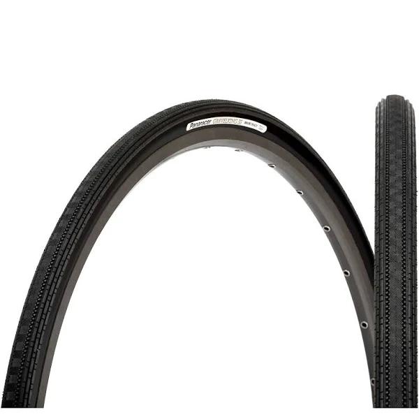 Panaracer Gravel King Semi Slick Gravel Tyre - 700 x 28C - Black/Black
