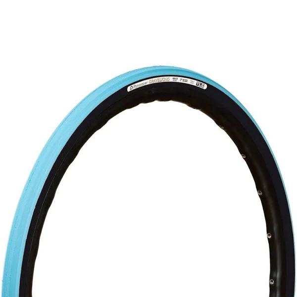 Panaracer Gravel King Slick Colour Edition TLC Folding Tyre - 700C - Blue / Black / 700C / 32mm