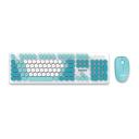 Pantone Pop Keys Wireless Keyboard and Mouse Combo - Teal