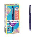 Paper Mate Flair Pen, 1.1mm Medium Tip, Navy Blue, Box of 12