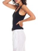 Papinelle Ribbed Shelf Bra Tank Navy
