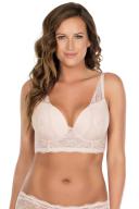 Parfait Sandrine Underwired Longline Plunge Bra - Cameo Rose - 12C