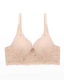 Parfait Sandrine Underwired Longline Plunge Bra - Cameo Rose - 12C
