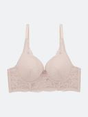Parfait Sandrine Underwired Longline Plunge Bra - Cameo Rose - 12E