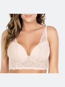 Parfait Sandrine Underwired Longline Plunge Bra - Cameo Rose - 12E