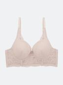 Parfait Sandrine Underwired Longline Plunge Bra - Cameo Rose - 14C