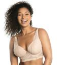 Parfait Sandrine Underwired Longline Plunge Bra - Cameo Rose - 14C