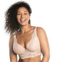 Parfait Sandrine Underwired Longline Plunge Bra - Cameo Rose - 16E