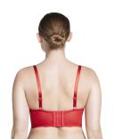 Parfait Sandrine Underwired Longline Plunge Bra - Racing Red - 16E
