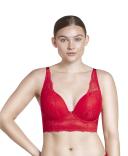 Parfait Sandrine Underwired Longline Plunge Bra - Racing Red - 16E
