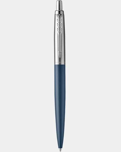 Parker Jotter XL Ballpoint Pen in Matte Blue Chrome Trim