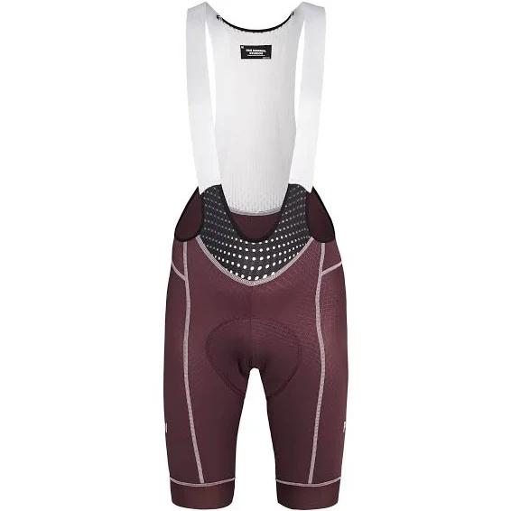 Pas Normal Studios Mechanism Bib Short - Light Burgundy, L