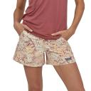 Patagonia Baggies Shorts - Clean Currents / Tidepool Blue - M - Women