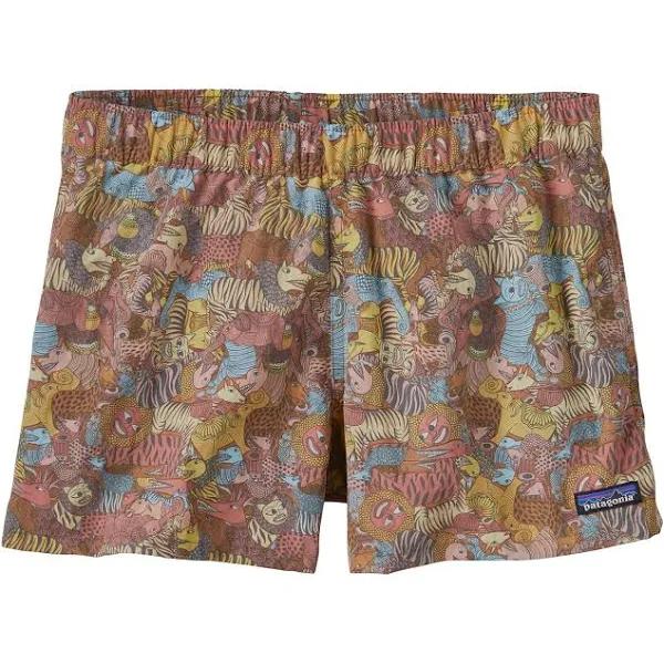 Patagonia Barely Baggies Shorts - Together / Trip Brown - M - Women