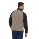 Patagonia Better Sweater 1/4 Zip Jacket Grey Turquoise Blue - L