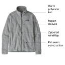 Patagonia Better Sweater Full Zip Jacket Brown Beige Women - XS