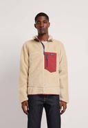 Patagonia Classic Retro-X Jacket - Dark Natural W / Sequoia Red - M - Men