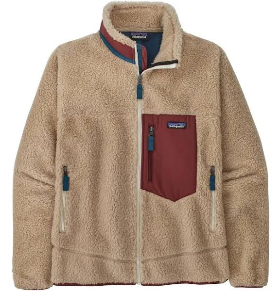 Patagonia Classic Retro-X Jacket - Dark Natural W / Sequoia Red - M - Men