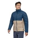 Patagonia Down Classic Logo Jacket Light Blue - XS