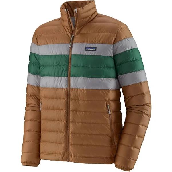 Patagonia Down Sweater Mens Insulated Jacket - Beech Brown - XXL