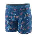 Patagonia Essential Boxer Briefs - Joy / Pitch Blue - S - Men