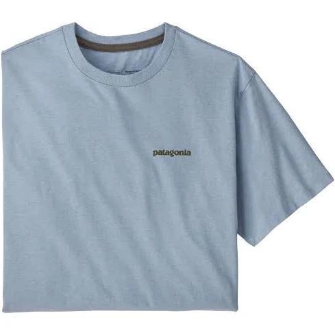 Patagonia Fitz Roy Icon Responsibili-Tee - Steam Blue - L