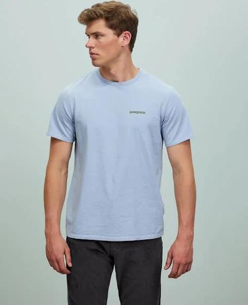 Patagonia Fitz Roy Icon Responsibili-Tee - Steam Blue - M