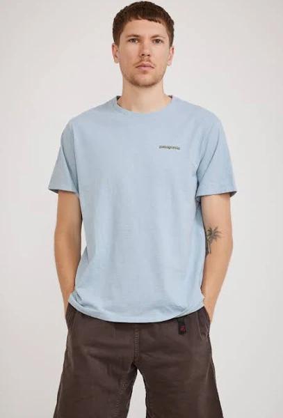 Patagonia Fitz Roy Icon Responsibili-Tee - Steam Blue - XXL