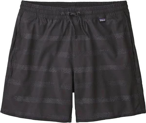 Patagonia Hydropeak Volley Shorts — 16" L / Marine Fog: Ink Black