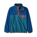 Patagonia Kids Lightweight Synchilla Snap-T Pullover Fleece - Lofoten Geo Sound Blue