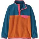 Patagonia Kids Lightweight Synchilla Snap-T Pullover Fleece - Lofoten Geo Sound Blue