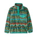 Patagonia Kids Lightweight Synchilla Snap-T Pullover Fleece - Lofoten Geo Sound Blue