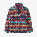 Patagonia Kids' Lightweight Synchilla Snap-T Pullover - Wavy Blue / XS