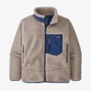 Patagonia Kids' Retro-X Jacket - Natural W/Superior Blue / S