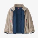 Patagonia Kids' Retro-X Jacket - Natural W/Superior Blue / S